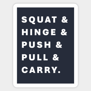 Fundamental Movement Patterns - Strength Training Sticker